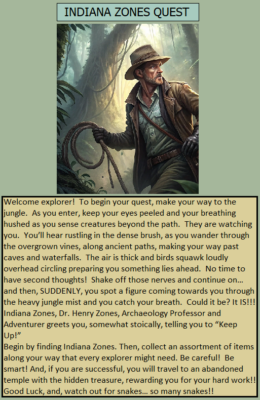 Indiana Zones Quest Start