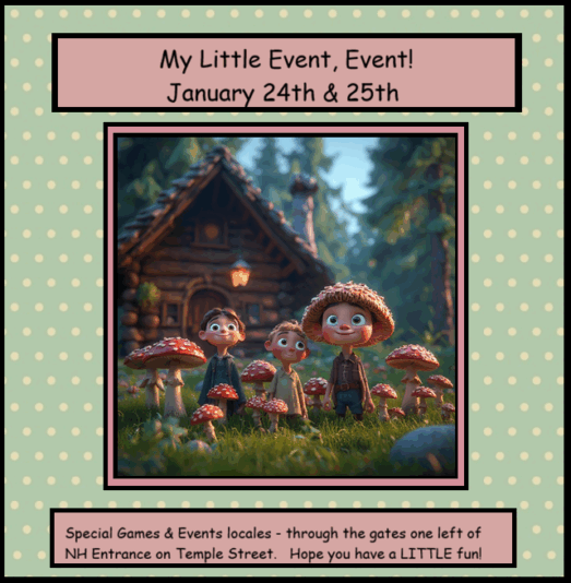 My Little Event page
