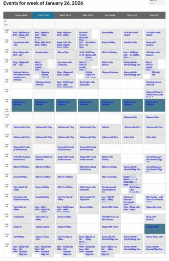 schedule