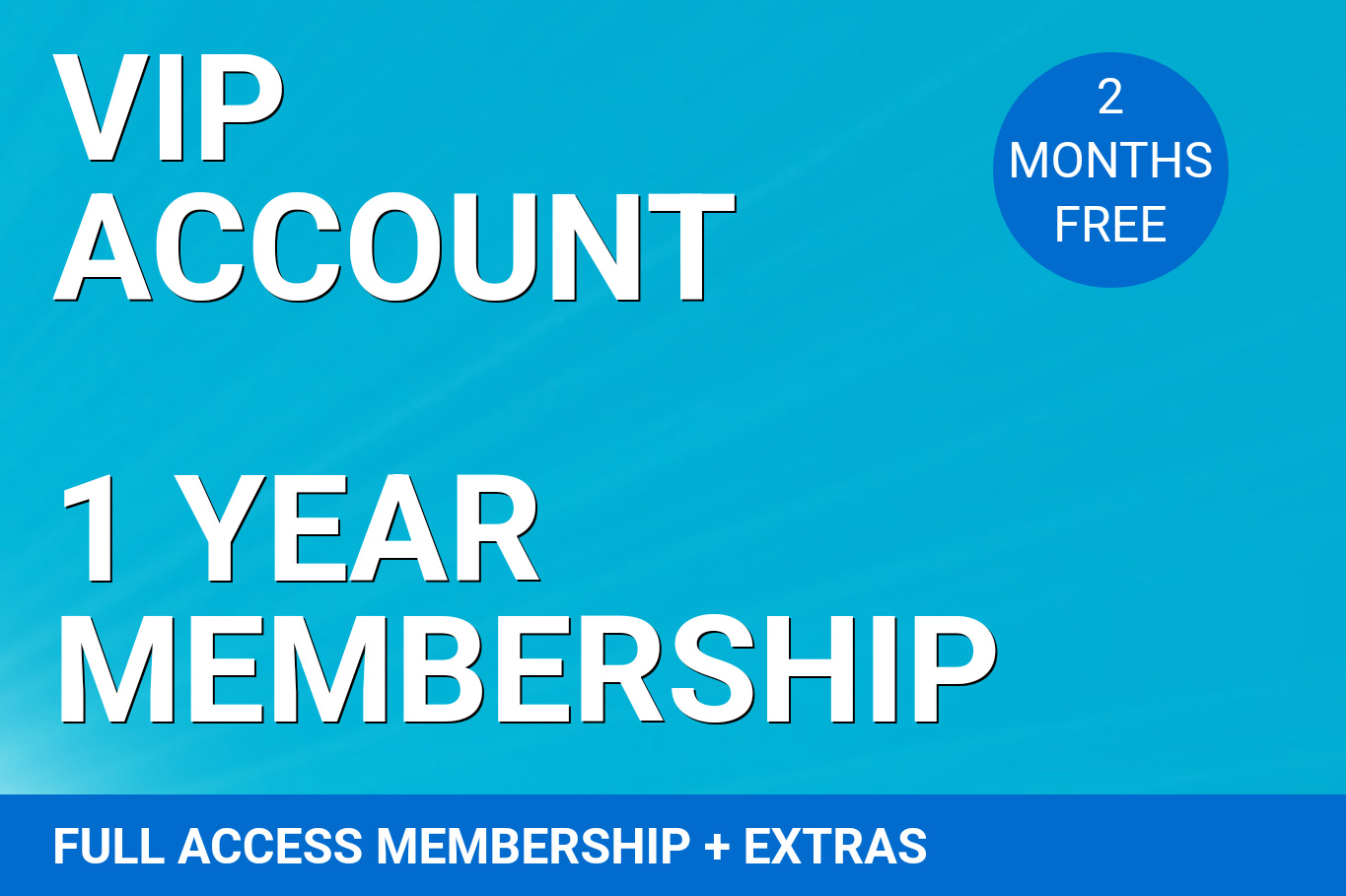 VIP – 1 Year Membership
