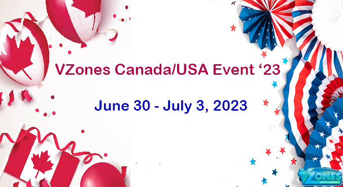 VZones Canada/USA Event 2023