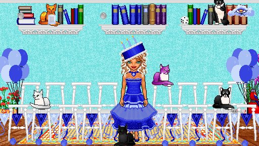 Birthday pet shop room